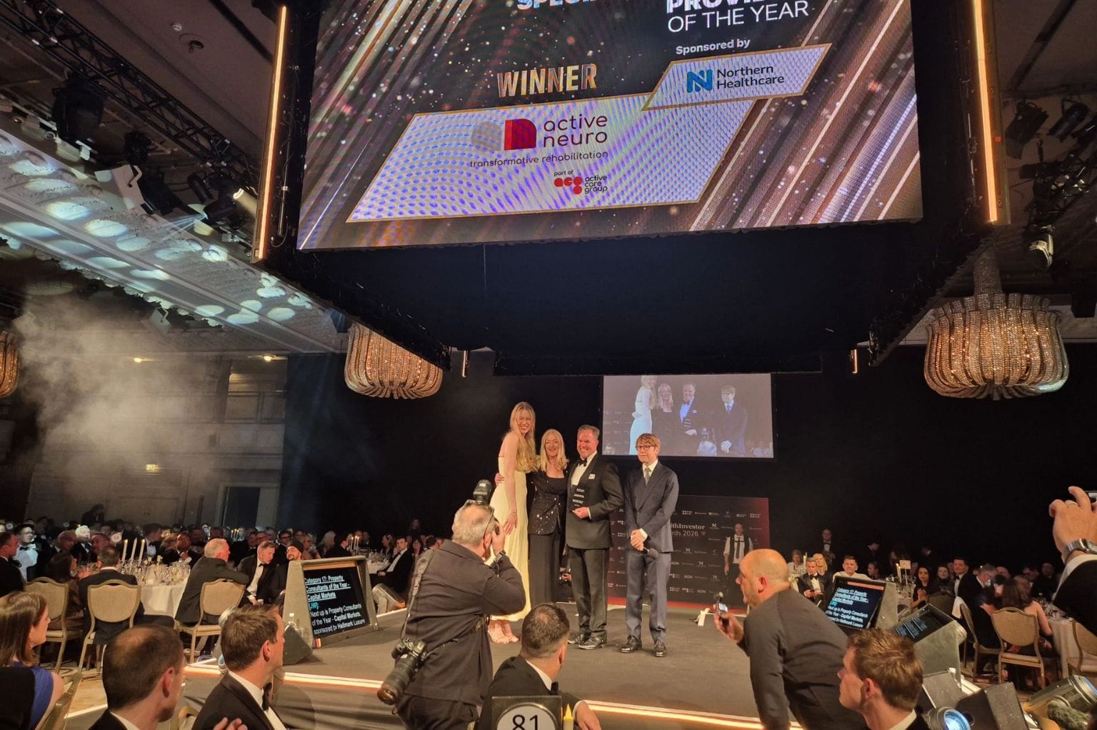 Active Neuro wins Specialist Services Provider of the Year at the HealthInvestor Awards 2026